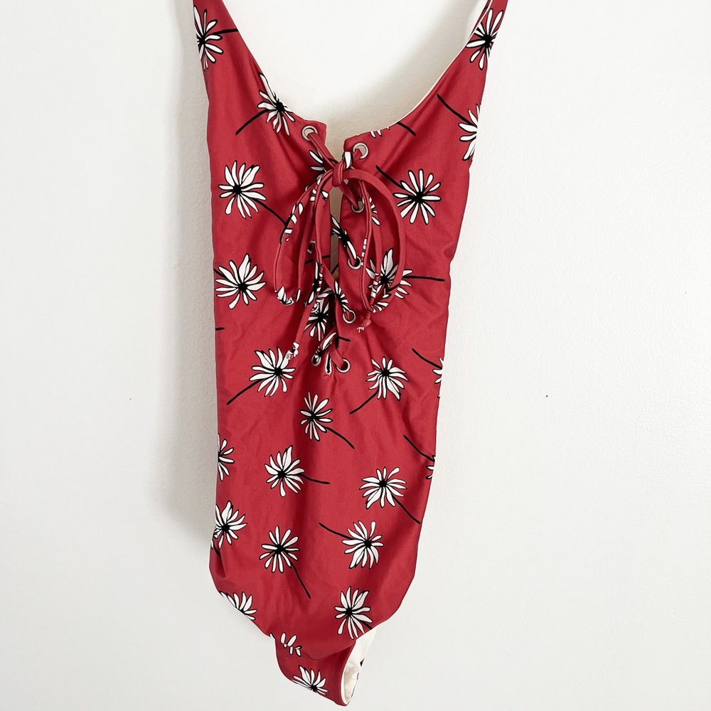 Madewell One Piece Floral Swimsuit